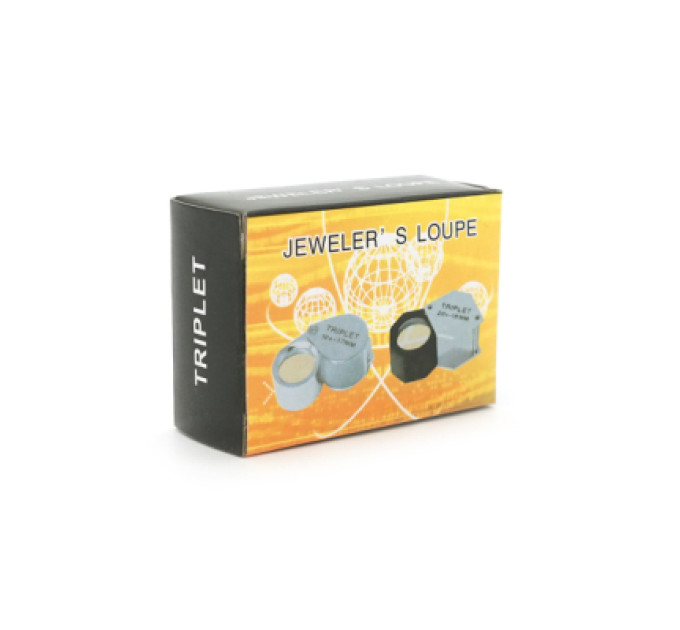 Voltronic Лупа Voltronic ручна TRIPLET 20X-21mm, складана (брелок), метал-скло, пластикова коробка. 60 * 24 * 18mm. (1152/TR20X-21)