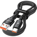 Essager Дата кабель USB 2.0 AM to USB-C 1.0m 120W black Essager (EXC120-CG01-P)