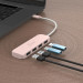J5create Хаб J5create JCH341ER-N USB-C на 4 USB-A, Червоний