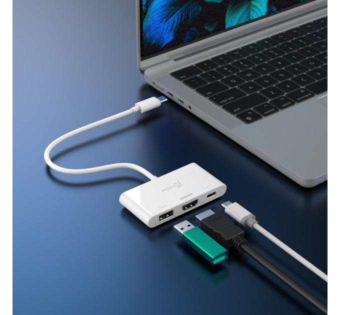 J5create Багатопортовий мультиадаптер J5create JCA399-N, USB Type-C 3-в-1