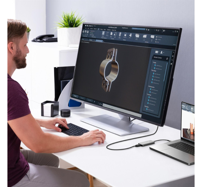 J5create Багатопортовий мультиадаптер J5create JCH453-N, USB Type-C 5-в-1