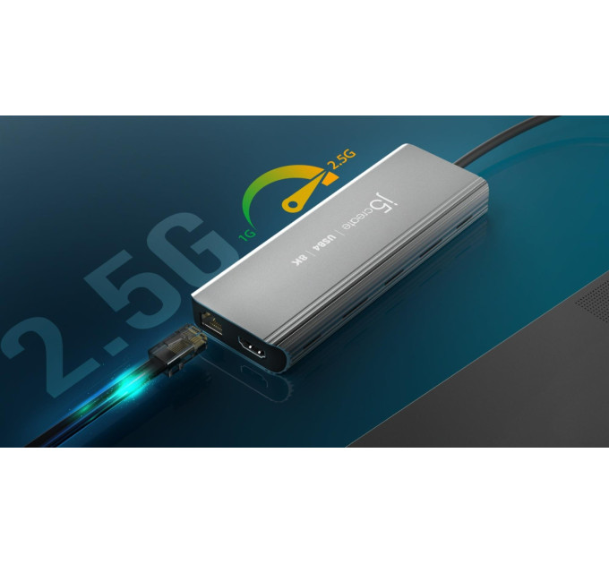 J5create Багатопортовий мультиадаптер J5create JCD403-N, Type-C 6-в-1