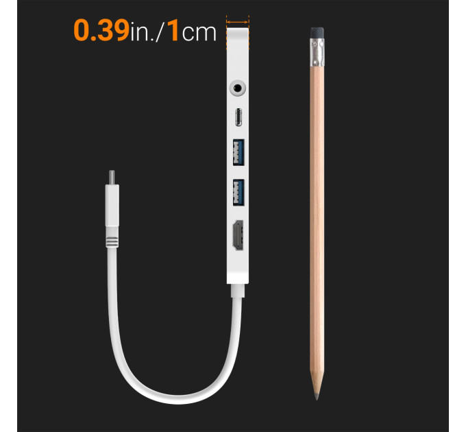 J5create Багатопортовий мультиадаптер J5create JCD373-N, USB Type-C 5-в-1