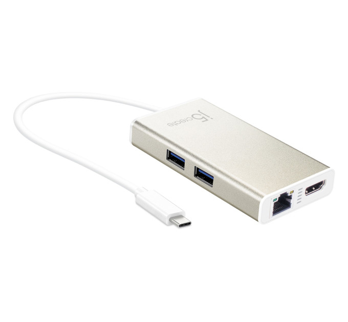 J5create Багатопортовий мультиадаптер J5create JCA374-N, USB Type-C 5-в-1