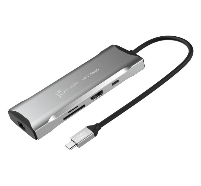 J5create Багатопортовий мультиадаптер J5create JCD393-N, USB Type-C 7-в-1