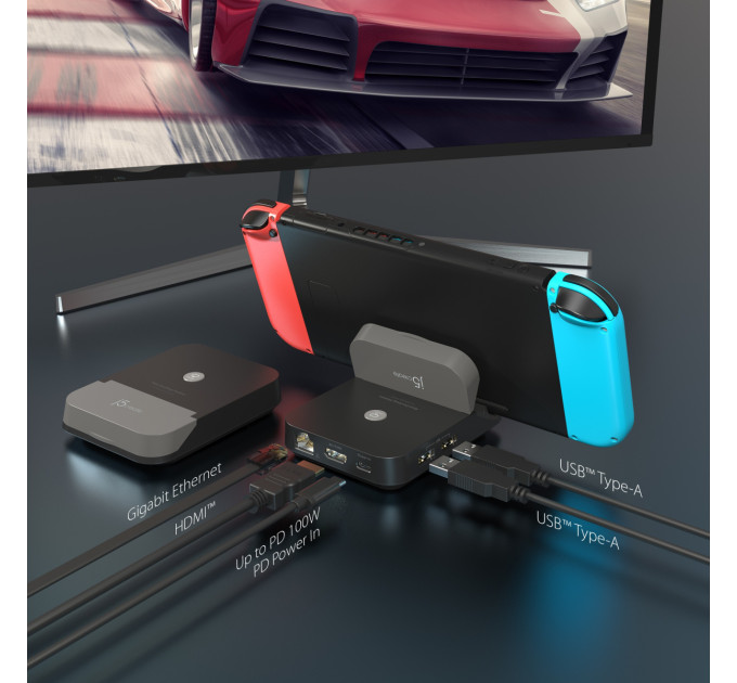 J5create Док станція для Nintendo Switch, J5create JCD620-N