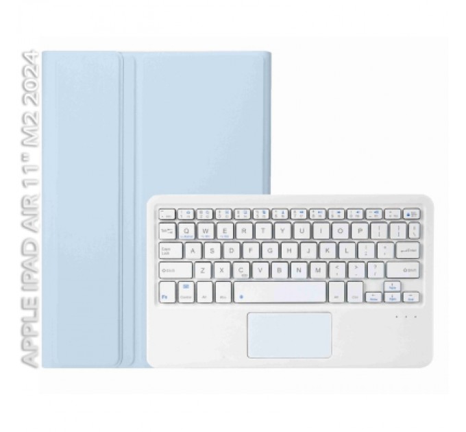 BeCover Чохол до планшета BeCover Keyboard+TouchPad Apple iPad Air 11" M2 2024 Light Blue (712598)