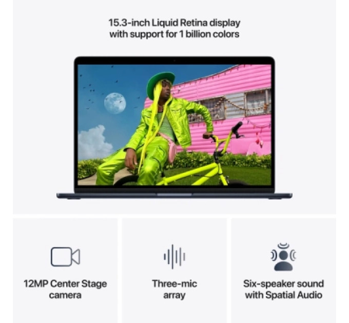 Apple Ноутбук Apple MacBook Air 15 M5 A3448 Silver (MDVA4UA/A)