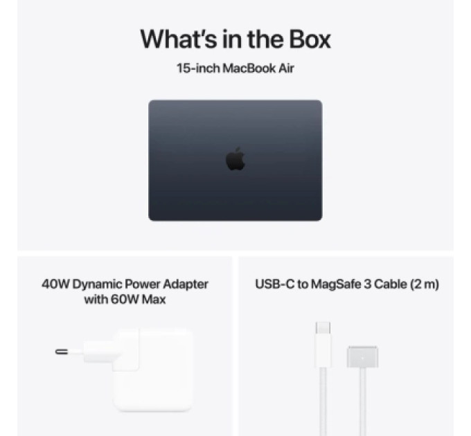 Apple Ноутбук Apple MacBook Air 15 M5 A3448 Silver (MDVA4UA/A)