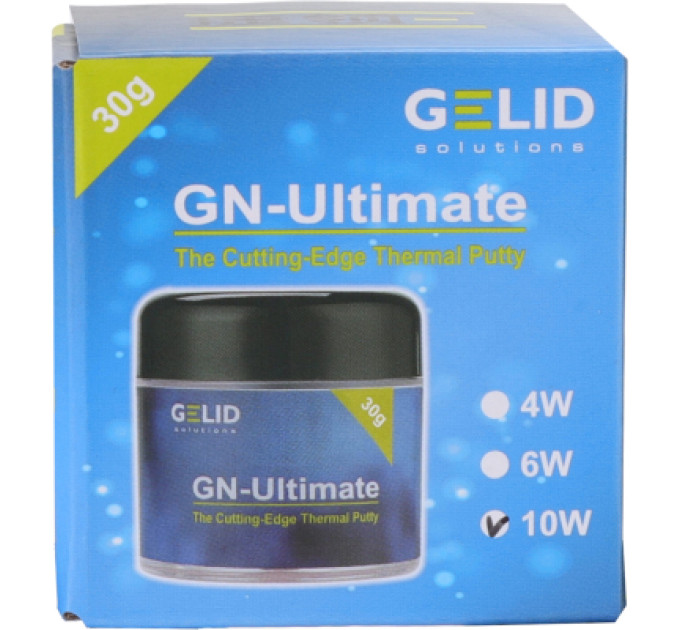 Gelid Solutions Термопаста Gelid Solutions GN-Ultimate 10W Thermal Putty 30g (TN-GN10-01)