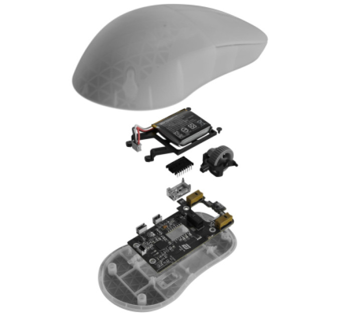 ENDGAME GEAR Мишка Endgame Gear XM2w 4k v2 Wireless Transparent White (PGW-EG-MOU-082)