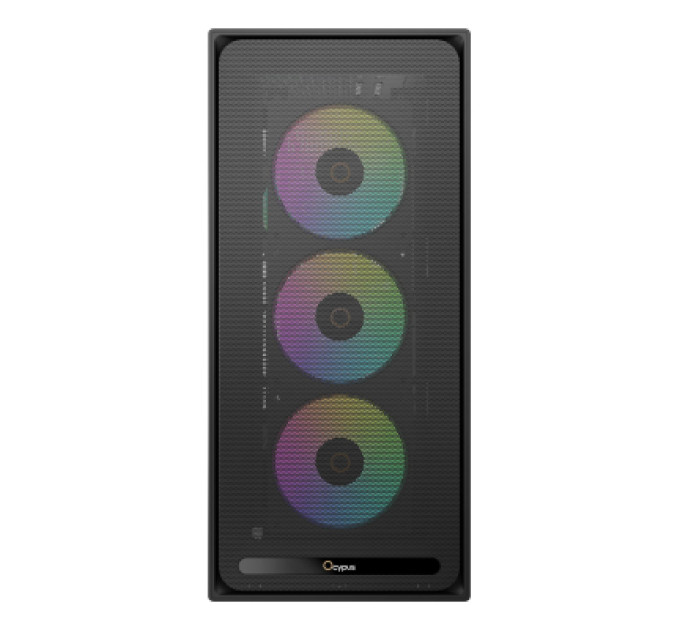 OCYPUS Корпус для ПК OCYPUS DELTA-C70-BKG400XX-GL