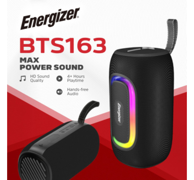 Energizer Акустична система Energizer BTS163 Black (BTS163)