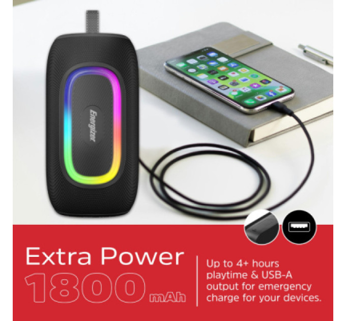Energizer Акустична система Energizer BTS163 Black (BTS163)
