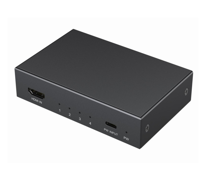 Cablexpert Розгалужувач HDMI сигналу Cablexpert DSP-HDMI4K-4P-01, на 4 порти HDMI v. 1.4
