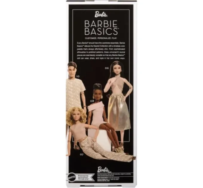 Barbie Лялька Barbie Signature Basics 6 Брюнетка (JJX25)