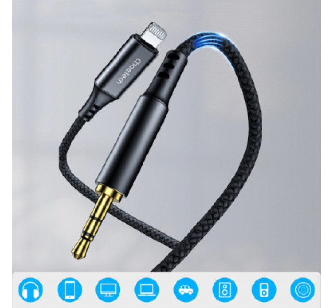 Choetech Кабель мультимедійний Lightning to 3.5mm M 2.0m Choetech (AUX009)