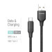 ColorWay Дата кабель USB 2.0 AM to USB-C 2.0m 3A TPE embossed black ColorWay (CW-CBUC102-BK)