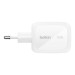 Belkin Зарядний пристрій Belkin 2xUSB-C + 1xUSB PD70W PPS GaN white (WCH018HQWH)