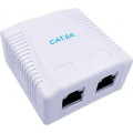 Cablexpert Розетка NCAC-2F6A-01, з мережевим роз'ємамі категорії 6A