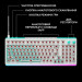 Logitech Клавіатура Logitech G512 X 98 Tactile Switch RGB USB UA White (920-014003)