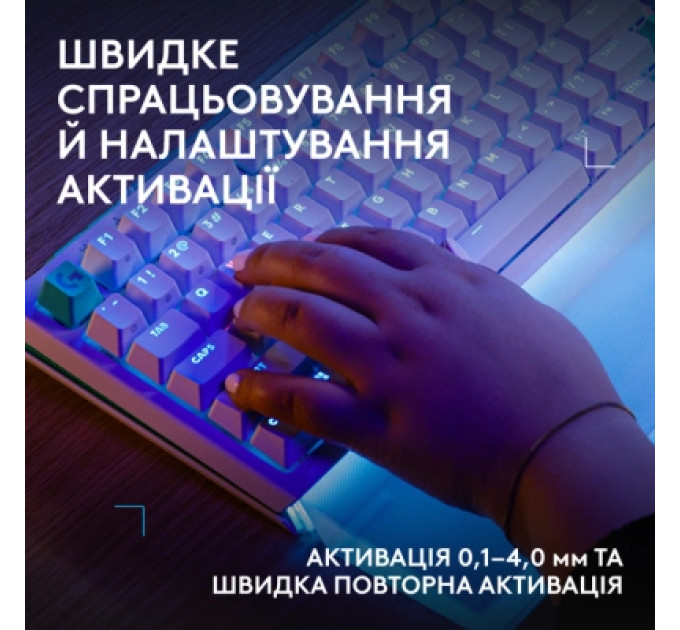Logitech Клавіатура Logitech G512 X 98 Tactile Switch RGB USB UA White (920-014003)