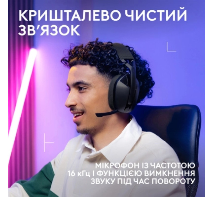 Logitech Навушники Logitech G321 Lightspeed Black (981-001563)