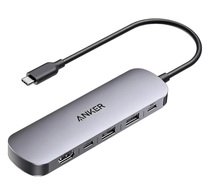 Anker Концентратор Anker USB-C Hub 7-in-1 Black (A83D2HA1)