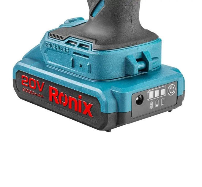 Ronix Дриль-шуруповерт ударний акумуляторний Ronix 8905K
