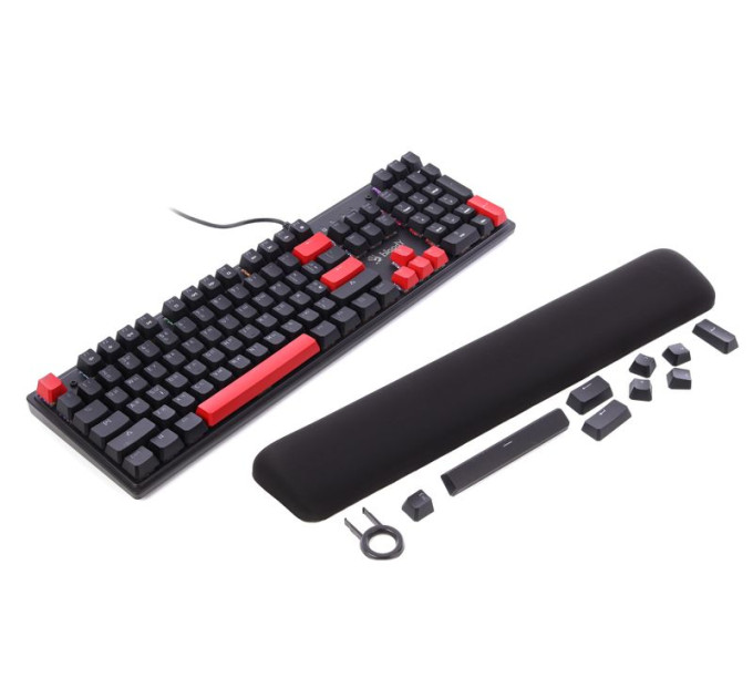Bloody Механічна ігрова клавіатура Bloody S525N (Fire Black), чорна