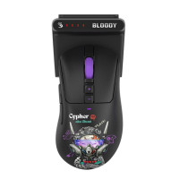Миша ігрова бездротова Bloody R73 Ultra Duo (Cypher Ghost), колір чорний з малюнком