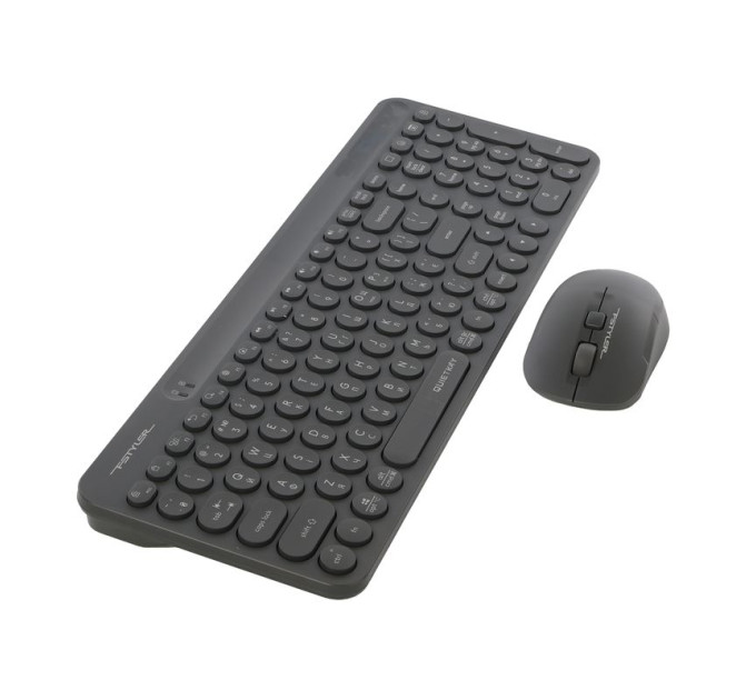 A4Tech Комплект бездротовий, клавіатура з мишою, A4Tech Fstyler FG3300 Air2 (Grey), сірий колір