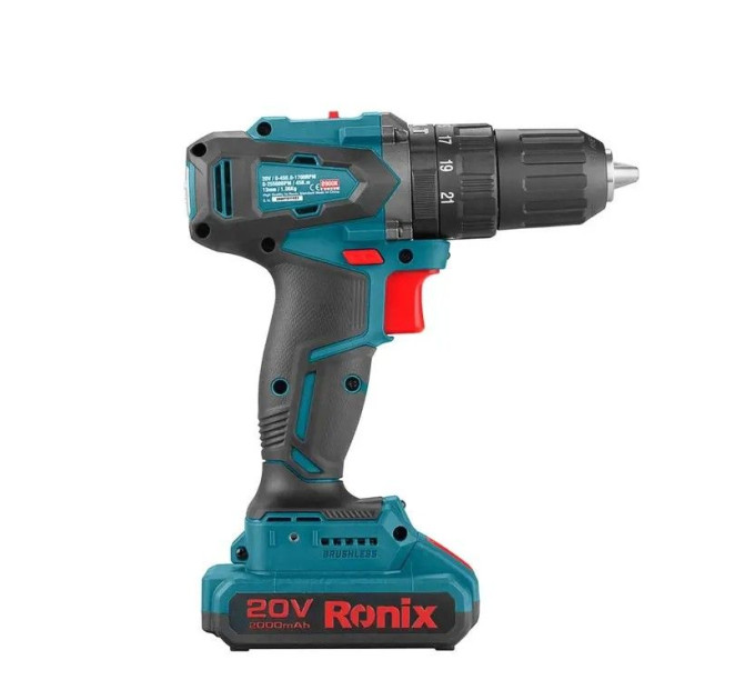 Ronix Дриль-шуруповерт ударний акумуляторний Ronix 8900K