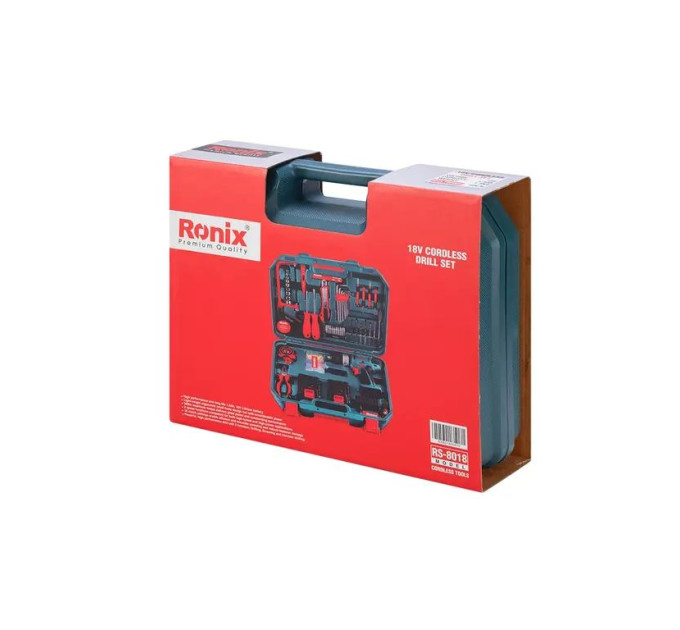 Ronix Шуруповерт акумуляторний Ronix RS-8018 (набір)