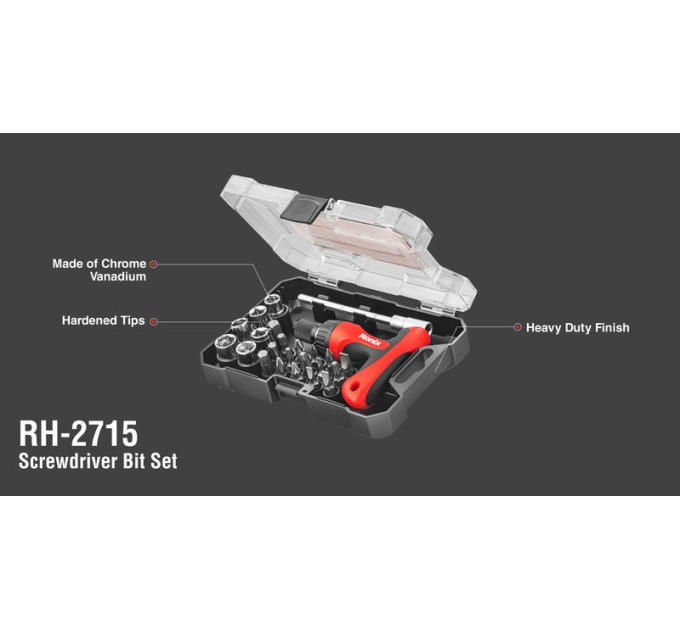 Ronix Набір викрутки з насадками Ronix RH-2715