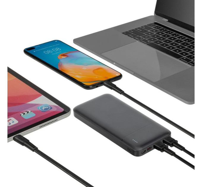 RivaCase Портативний зарядний пристрій Rivacase, 10000 mA, RIVAPOWER VA2101 (Black)