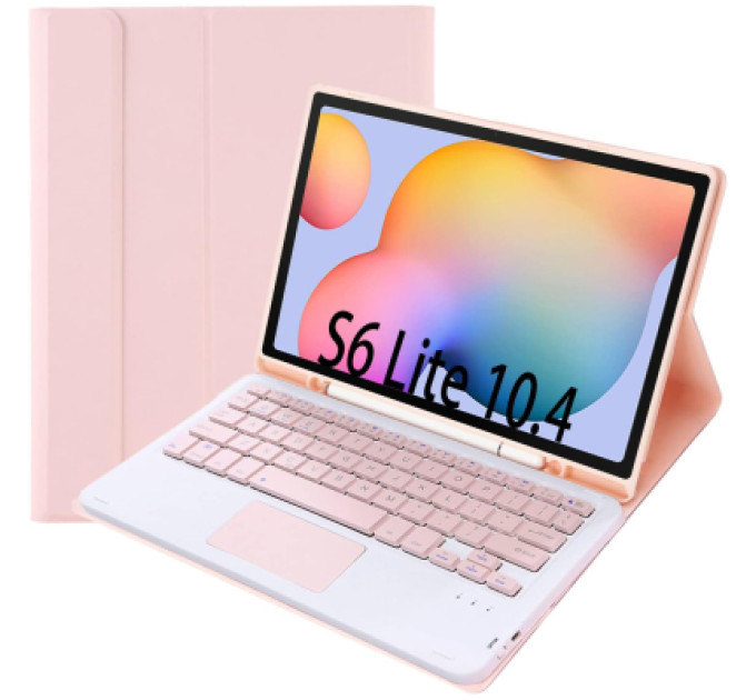 BeCover Чохол до планшета BeCover Keyboard+TouchPad Samsung Tab S6 Lite 10.4 P610/P613/P615/P619 Pink (712365)