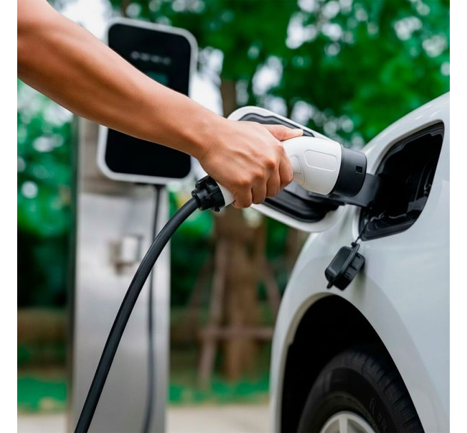 EnerGenie Зарядний кабель для електромобіля  Energenie EV-T2MF-3.7KW-4M