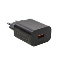 Мережевий зарядний пристрій Choetech Q5003-EU-BK, USB-A