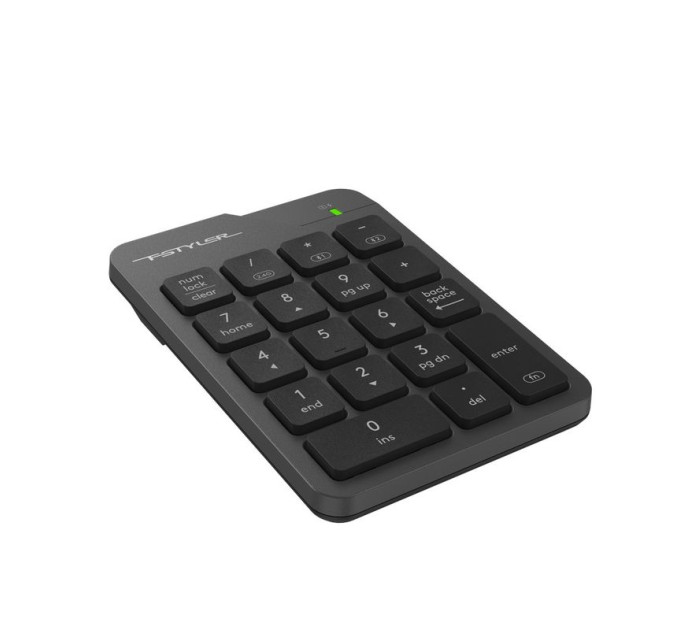 A4Tech Клавіатура цифрова бездротова A4-Tech FBK21C (Smoky Grey), колір сірий