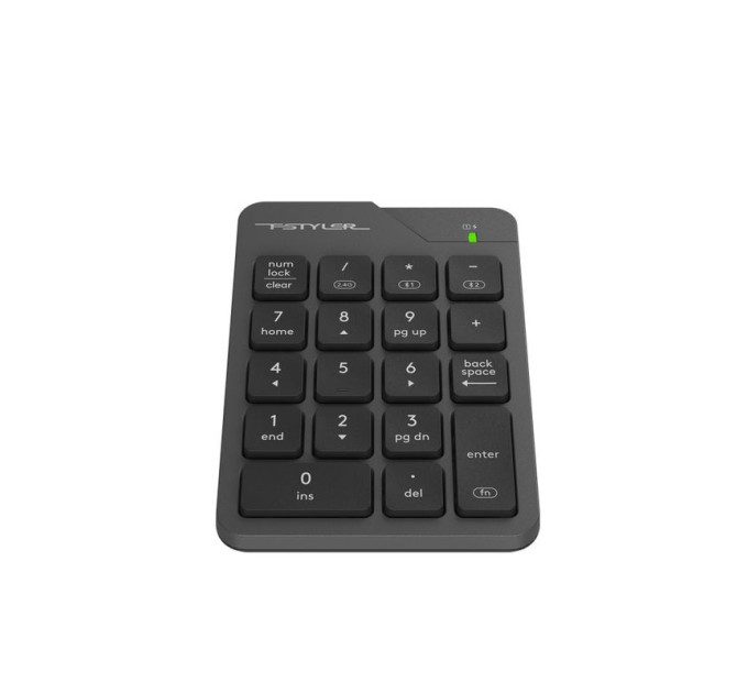 A4Tech Клавіатура цифрова бездротова A4-Tech FBK21C (Smoky Grey), колір сірий