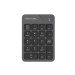 A4Tech Клавіатура цифрова бездротова A4-Tech FBK21C (Smoky Grey), колір сірий