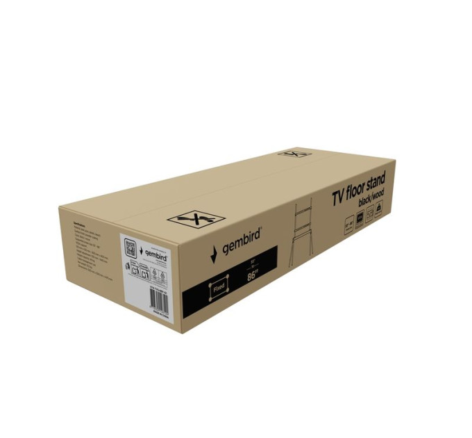 Gembird Підлогова тумба під телевізор Gembird TVS-86F-01-BK