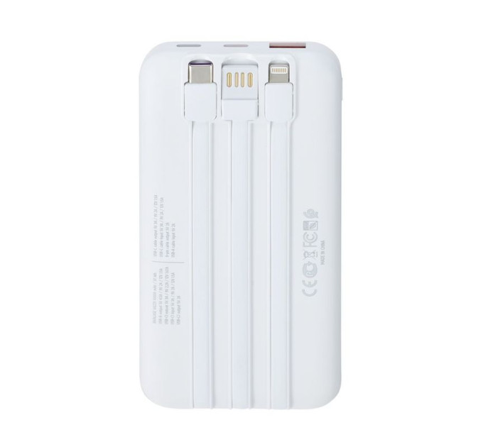 RivaCase Портативний зарядний пристрій Rivacase, 10000 mA, RIVAPOWER VA2211 (White)