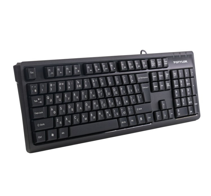 A4Tech Клавіатура A4Tech Fstyler FKS12 (Black), USB, колір чорний