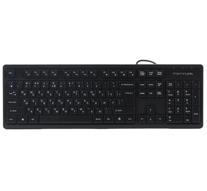 A4Tech Клавіатура A4Tech Fstyler FKS12 (Black), USB, колір чорний