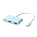 J5create Багатопортовий мультиадаптер J5create JCA379EC-N, USB Type-C 3-в-1 блакитний