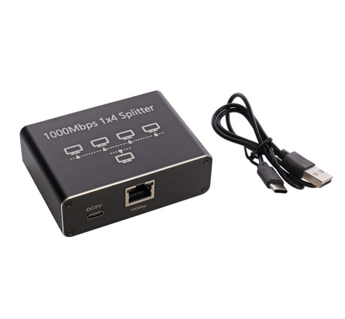 Cablexpert Комутатор Cablexpert NSP-4P-EU, 4-порти, 100/1000Mbps