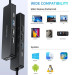 Choetech Адаптер Choetech HUB-M80-BK, USB Type-C 5-в-1