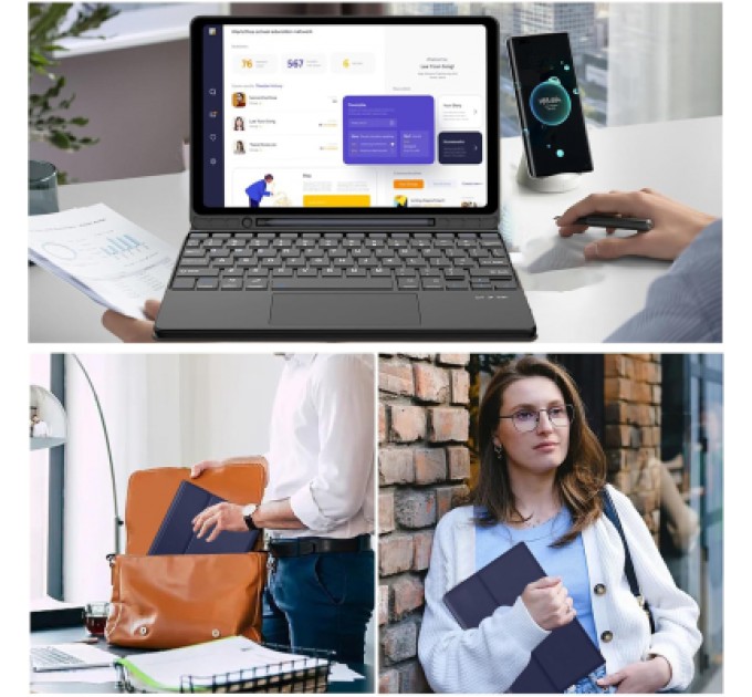 BeCover Чохол до планшета BeCover Keyboard+TouchPad Xiaomi Mi Pad 6 / 6 Pro 11" Deep Blue (712402)